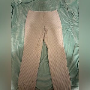 striped dress pants